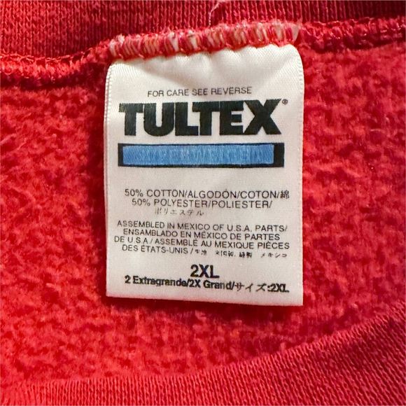 Vintage Tultex Indiana University College Crew Neck Pullover - Size XXL - Picture 4 of 6